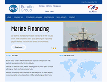 Tablet Screenshot of eurofingroup.com